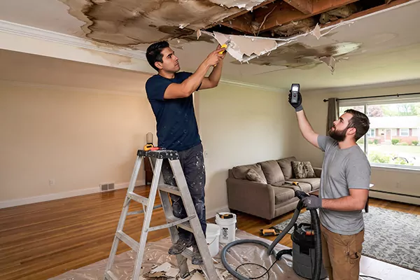 Ceiling Water Damage Restoration Maple Valley