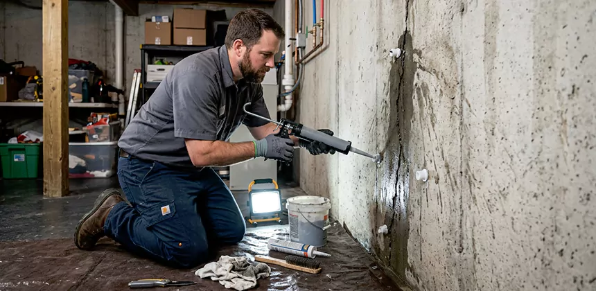 Basement Leak Repair From Inside in Maple Valley