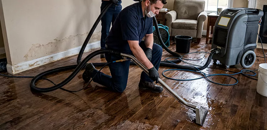 Hardwood Floor Water Extraction in Maple Valley