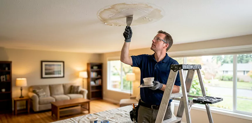 Ceiling Water Stain Repair in Maple Valley