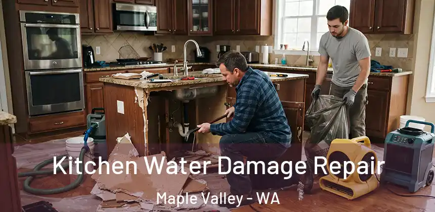  Kitchen Water Damage Repair Maple Valley - WA